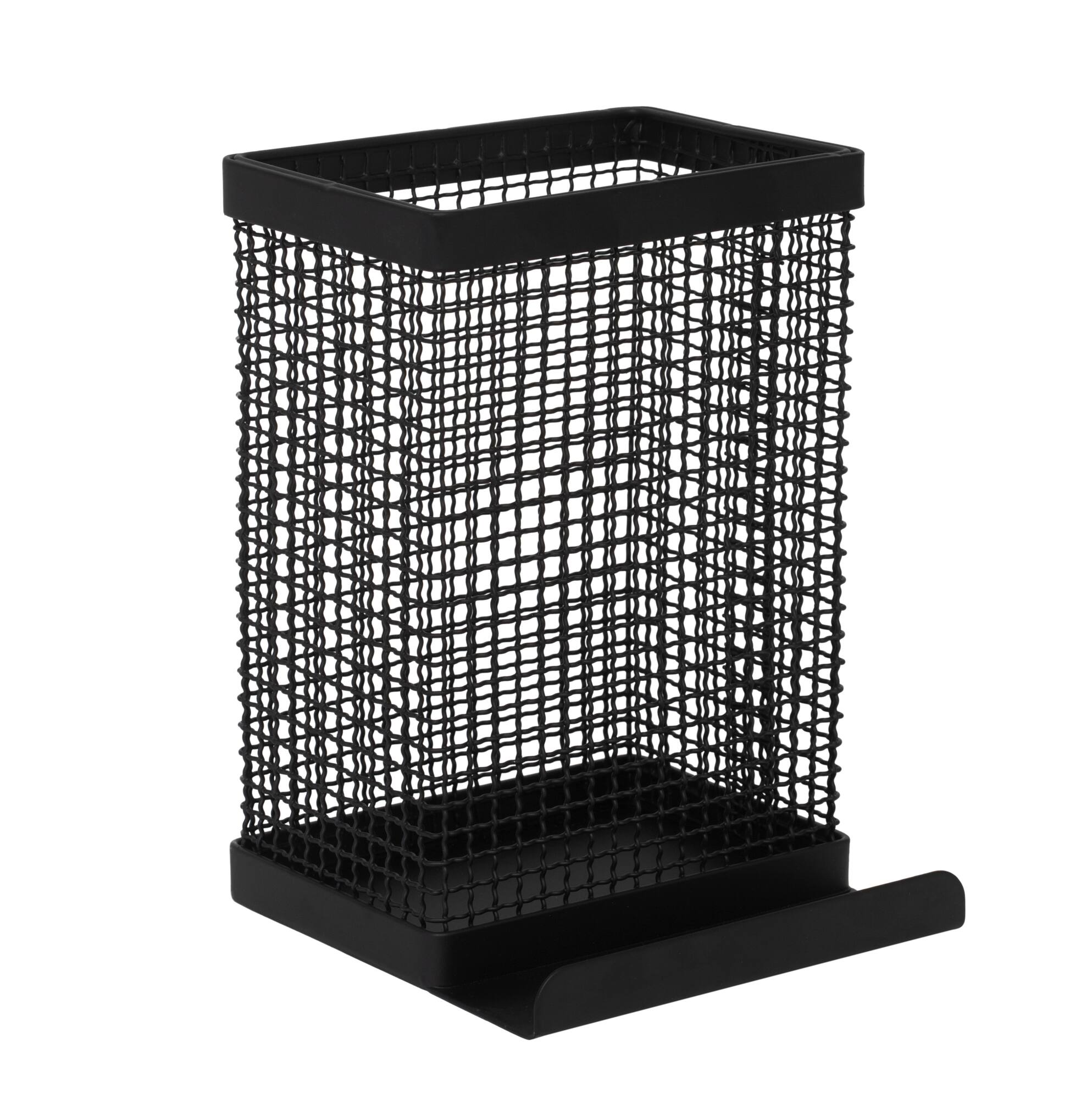 Kitchen Details Industrial Collection Matte Black Tablet and Utensil Holder